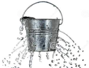 A leaking bucket