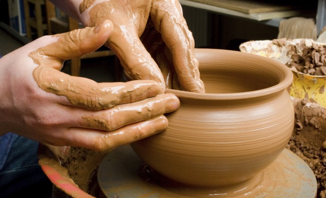 making-pottery