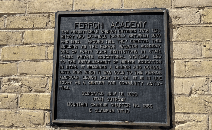 “Presbyterian Missionaries Accomplished Much in&nbsp;Ferron”